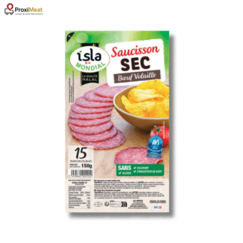 Saucisson Sec Bœuf & Volaille – 15 tranches (Certifié AVS)