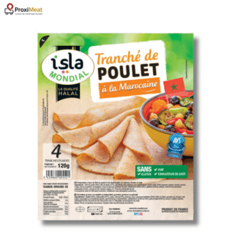 Tranché de poulet à la marocaine – 4 tranches (Certifié AVS)