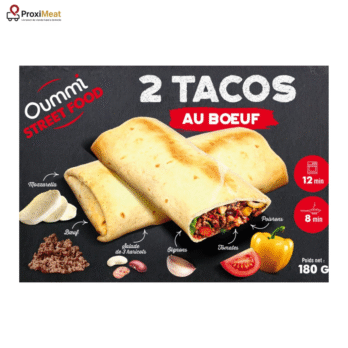 Tacos au Bœuf – 2 x 90 g