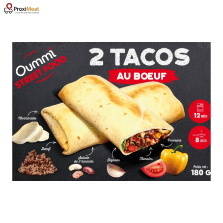 Tacos au Bœuf – 2 x 90 g