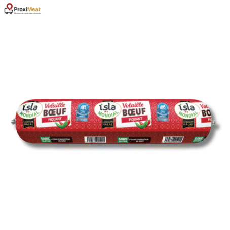 Saucisson Volaille & Bœuf Piquant (Certifié AVS) – 430 g