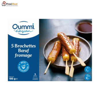 Brochettes Bœuf Fromage – 5 pièces