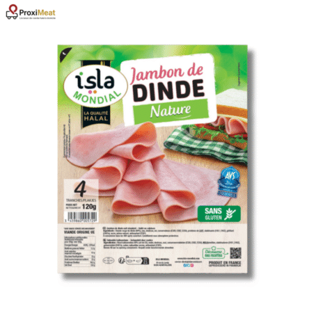 Jambon de Dinde – 4 tranches (Certifié AVS)