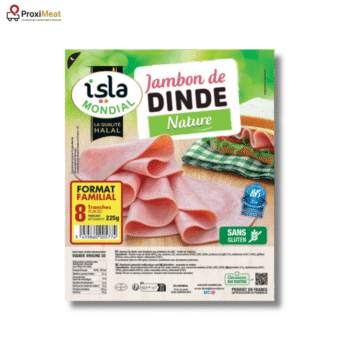Jambon de Dinde – 8 tranches (Certifié AVS)
